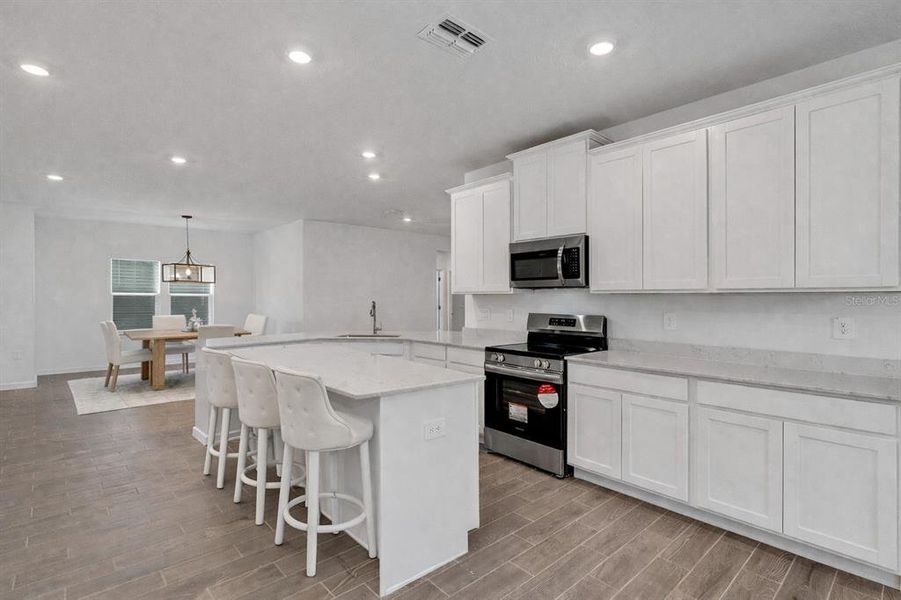 Furnished interior view inside a new home in , Dunnellon (Image 11).