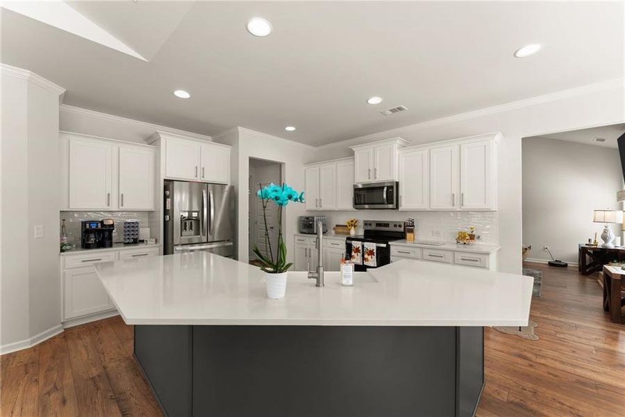 Furnished interior view inside a new home in , Dawsonville (Image 56).