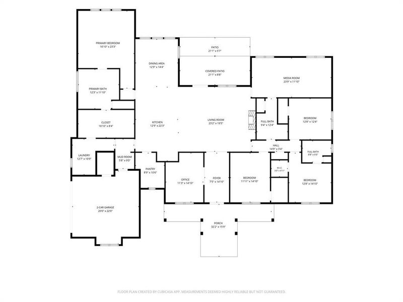 2D floor plan layout of this home in , Krum, TX (Image 3). 2D floor plan layout of this home in , Krum, TX (Image 3).