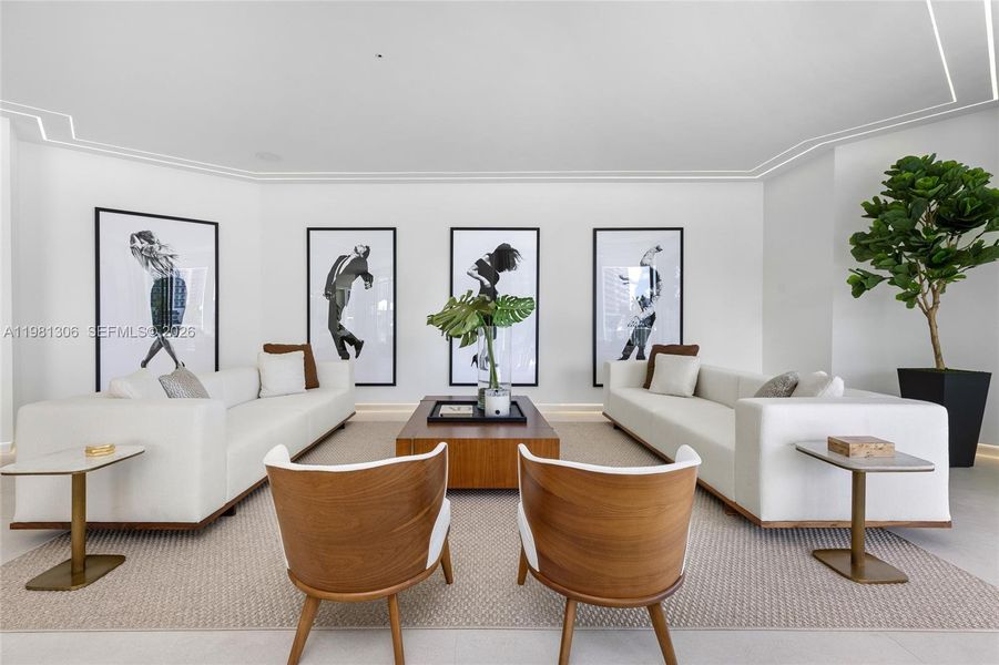 Furnished interior view inside a new home in , Hallandale Beach (Image 8).