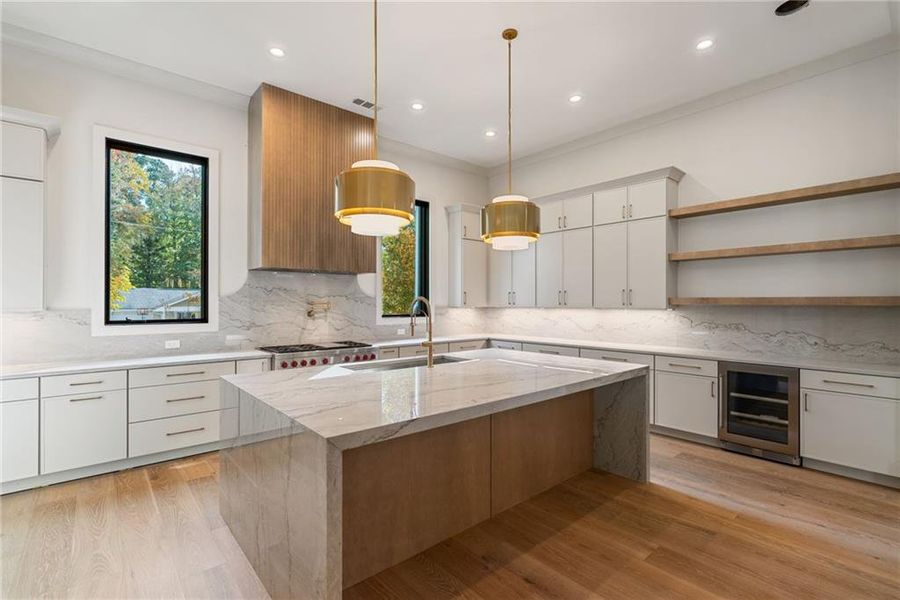 Furnished interior view inside a new home in , Alpharetta (Image 7).