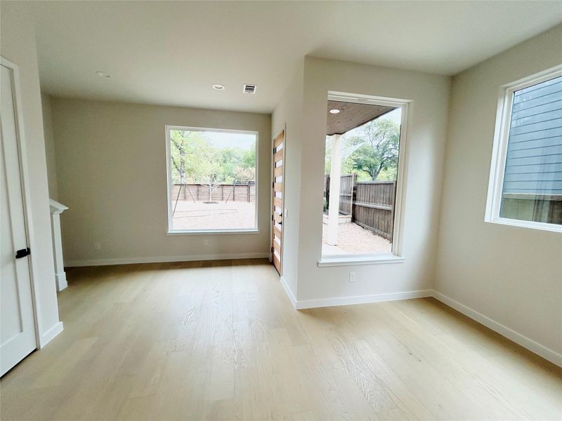 Spacious, unfurnished interior of a new home in , Austin (Image 11). Spacious, unfurnished interior of a new home in , Austin (Image 11).