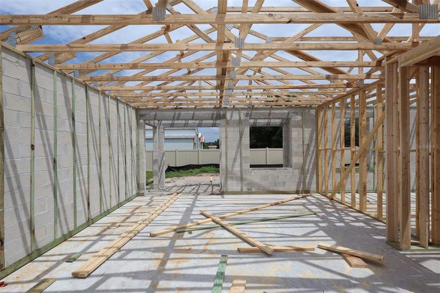 In-progress construction of a new home in Bay Lake Farms, St. Cloud, FL (Image 10).