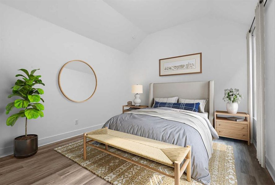 Furnished interior view inside a new home in Wellington: 40ft. lots, Haslet (Image 4).