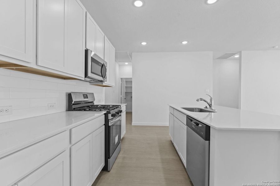 Furnished interior view inside a new home in , New Braunfels (Image 4).