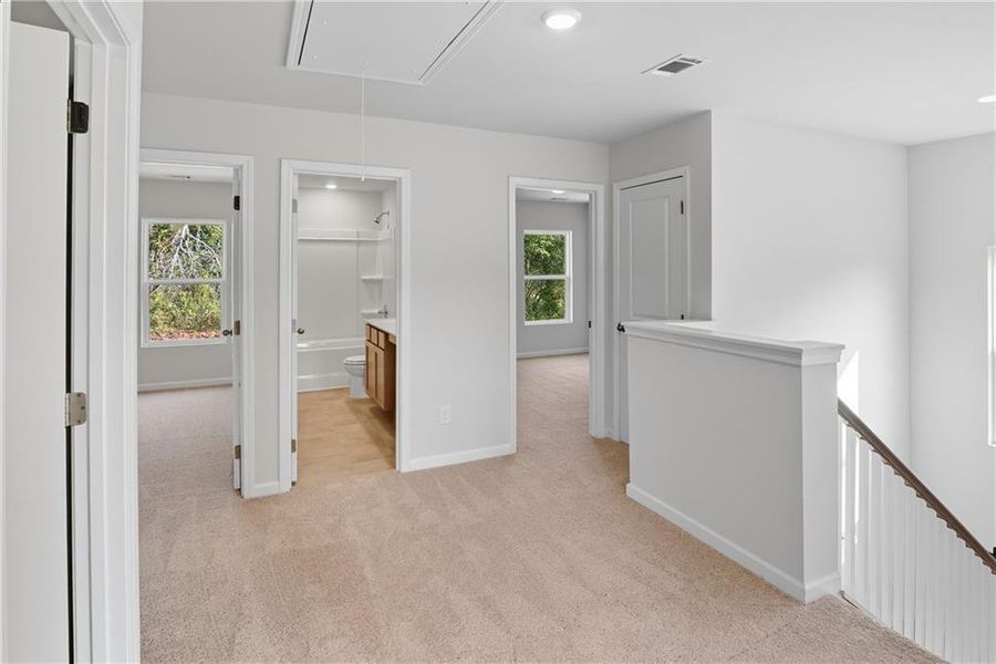 Spacious, unfurnished interior of a new home in The Reserve at Willow Oaks, Canton (Image 14).