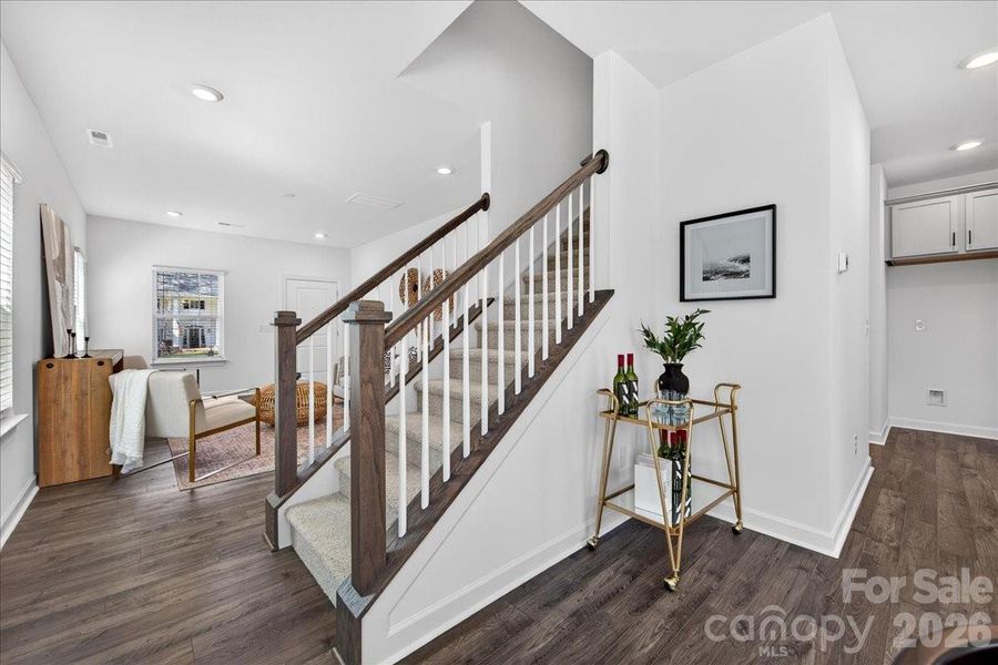 Furnished interior view inside a new home in , Charlotte (Image 10). Furnished interior view inside a new home in , Charlotte (Image 10).