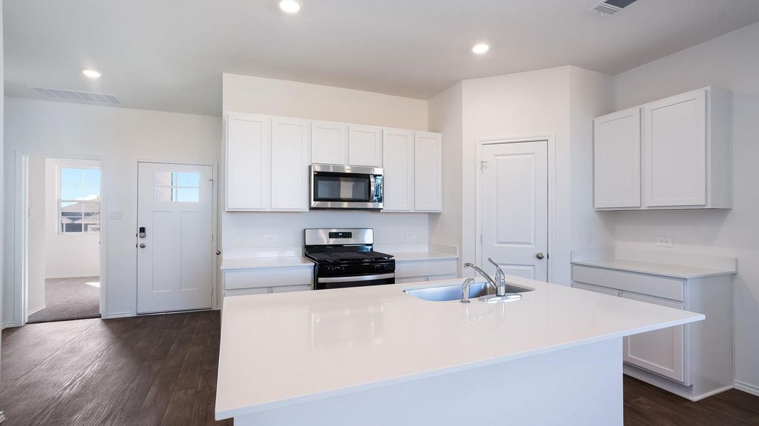Furnished interior view inside a new home in Marigold, Kyle (Image 8).
