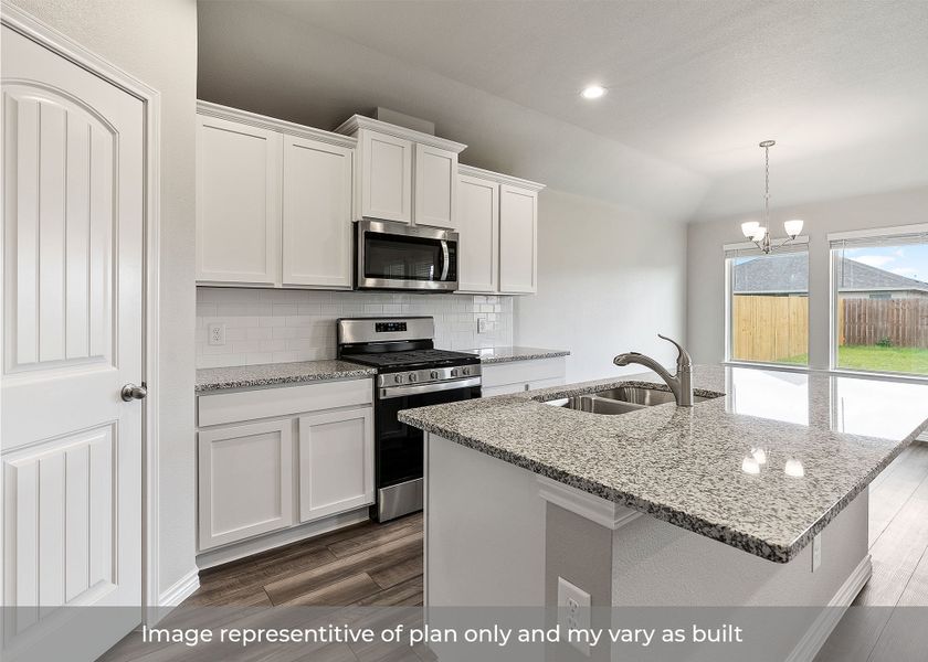 Representative furnished interior of a home built from the Bellvue by D.R. Horton in London Towne, Corpus Christi (Image 5).