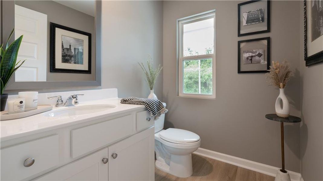 Furnished interior view inside a new home in Towns at Monroe, Atlanta (Image 24).