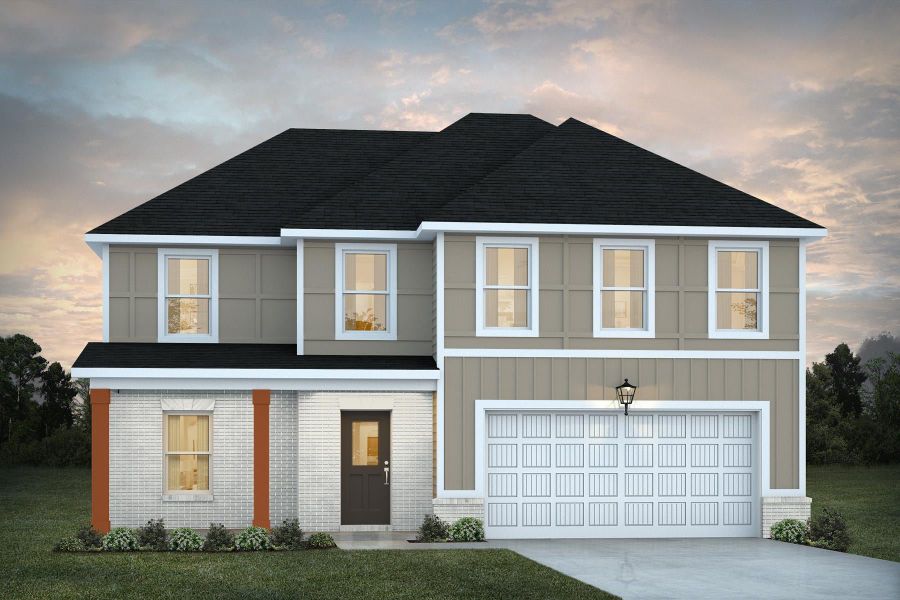 Tucker Front Porch New Home in Piedmont, SC.  - Slide 4