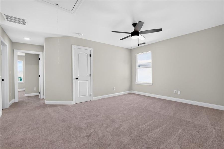 Spacious, unfurnished interior of a new home in Villas at Dawsonville, Dawsonville (Image 49). Spacious, unfurnished interior of a new home in Villas at Dawsonville, Dawsonville (Image 49).