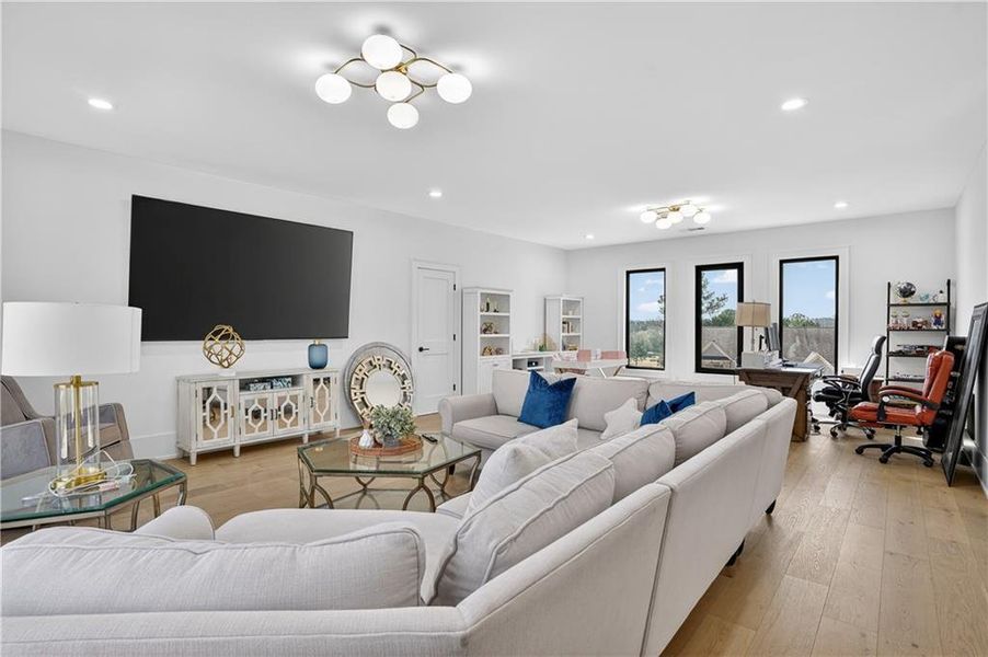 Furnished interior view inside a new home in , Hoschton (Image 53).