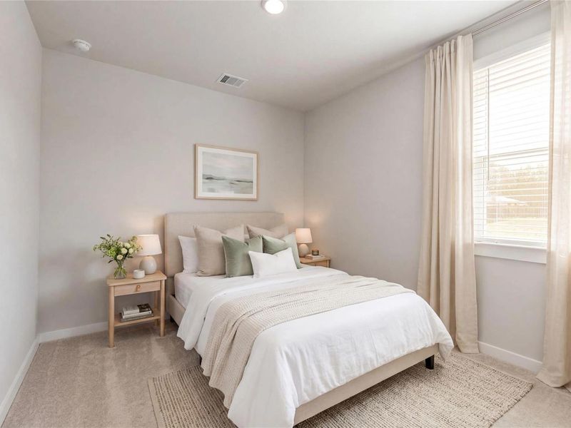 Furnished interior view inside a new home in Liberty Estates, Cleveland (Image 9).