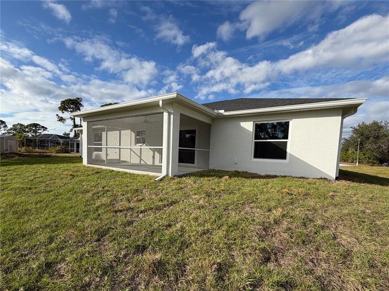 Exterior details and patio area of a home in , North Port (Image 26).
