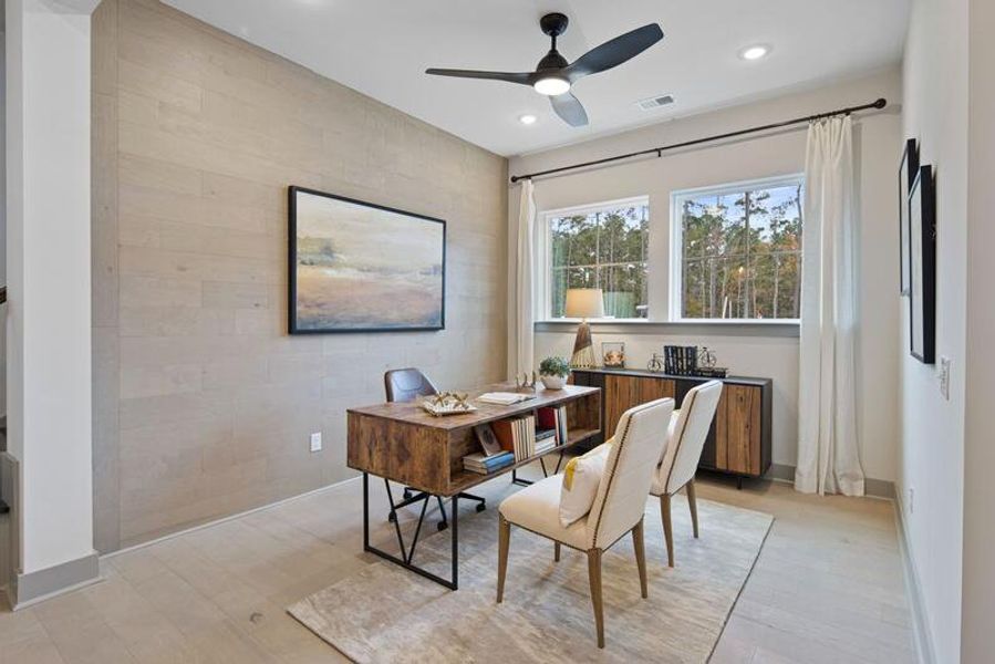 Furnished interior view inside a new home in , Summerville (Image 7).