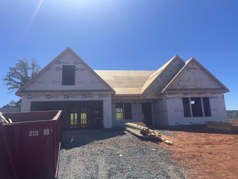 In-progress construction of a new home in Huckleberry Cove, Chesnee, SC (Image 8).