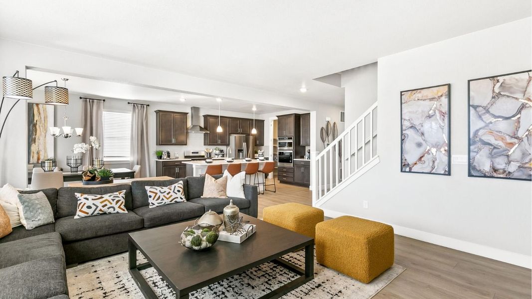 Furnished interior view inside a new home in Vantage, Berthoud (Image 11).
