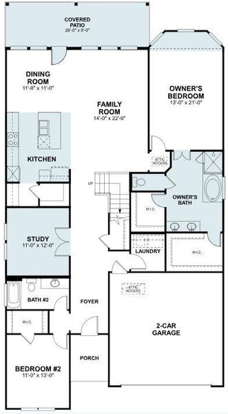 2D floor plan layout of this home in Barksdale, Leander, TX (Image 4). 2D floor plan layout of this home in Barksdale, Leander, TX (Image 4).