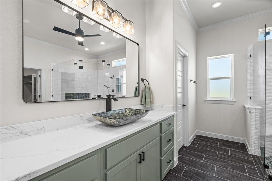 Furnished interior view inside a new home in , Decatur (Image 11).