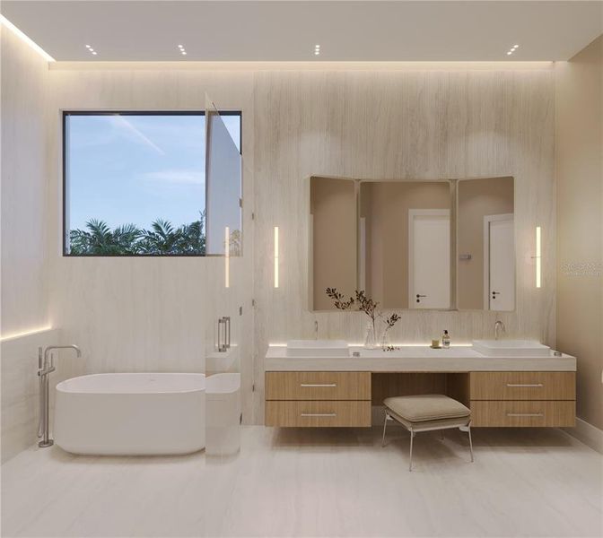 Furnished interior view inside a new home in , Montverde (Image 10).