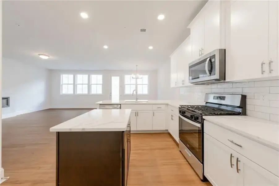 Furnished interior view inside a new home in , Marietta (Image 10).