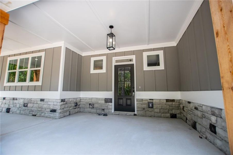 Exterior details and patio area of a home in , Douglasville (Image 46).