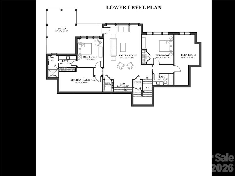2D floor plan layout of this home in , Mill Spring, NC (Image 4).