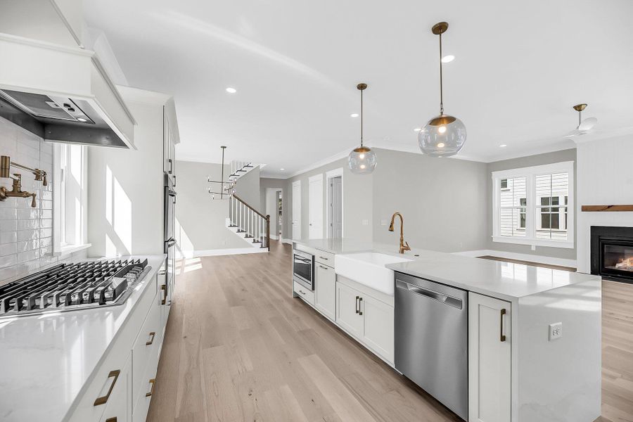 Furnished interior view inside a new home in , Awendaw (Image 42).