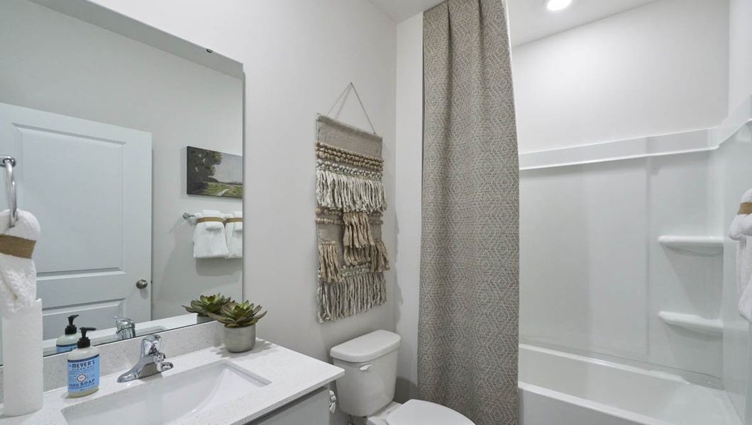 Representative furnished interior of a home built from the CALI by D.R. Horton in Raven Ridge, Lexington (Image 6).