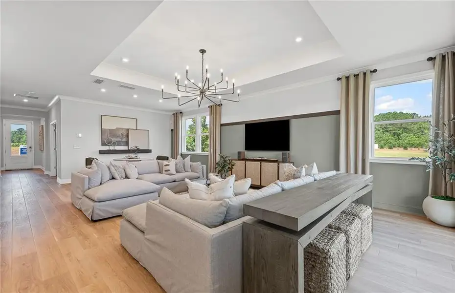 Furnished interior view inside a new home in Overland, Locust Grove (Image 4).