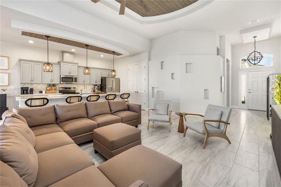 Furnished interior view inside a new home in Marina Del Palma, Palm Coast (Image 13).