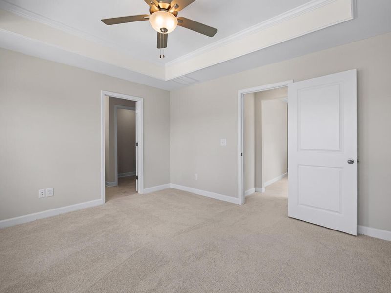 Spacious, unfurnished interior of a new home in Forestville Yard Townhomes, Knightdale (Image 16).