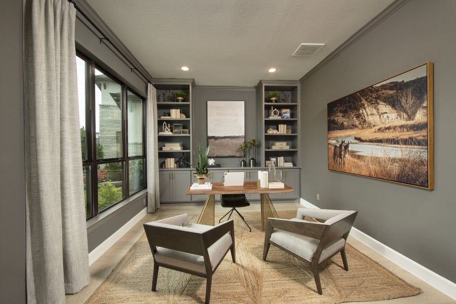 Representative furnished interior of a home built from the 4931S by Perry Homes in Santa Rita Ranch Tierra Rosa, Liberty Hill (Image 14).