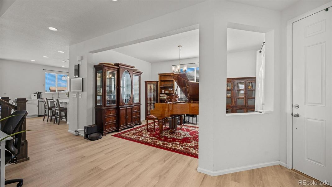 Furnished interior view inside a new home in Banning Lewis Ranch, Colorado Springs (Image 11).