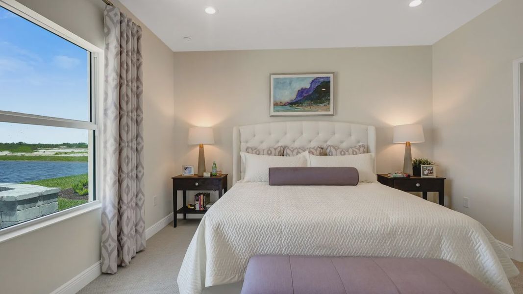 Representative furnished interior of a home built from the Dream 2 by Neal Communities in SkySail, Naples (Image 12).