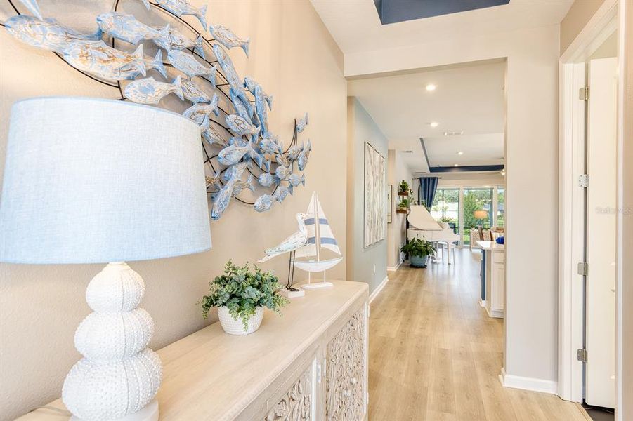Furnished interior view inside a new home in , Deland (Image 32).