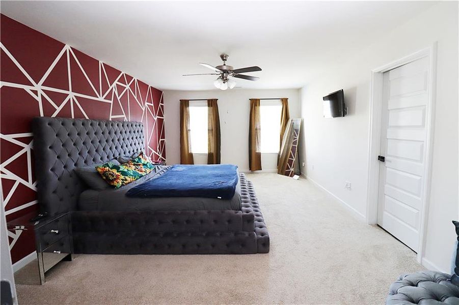 Furnished interior view inside a new home in , Atlanta (Image 3).