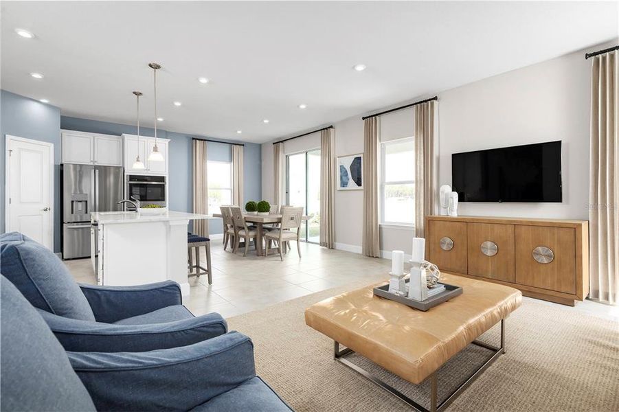 Furnished interior view inside a new home in Cypress Ridge Ranch, Wimauma (Image 5).