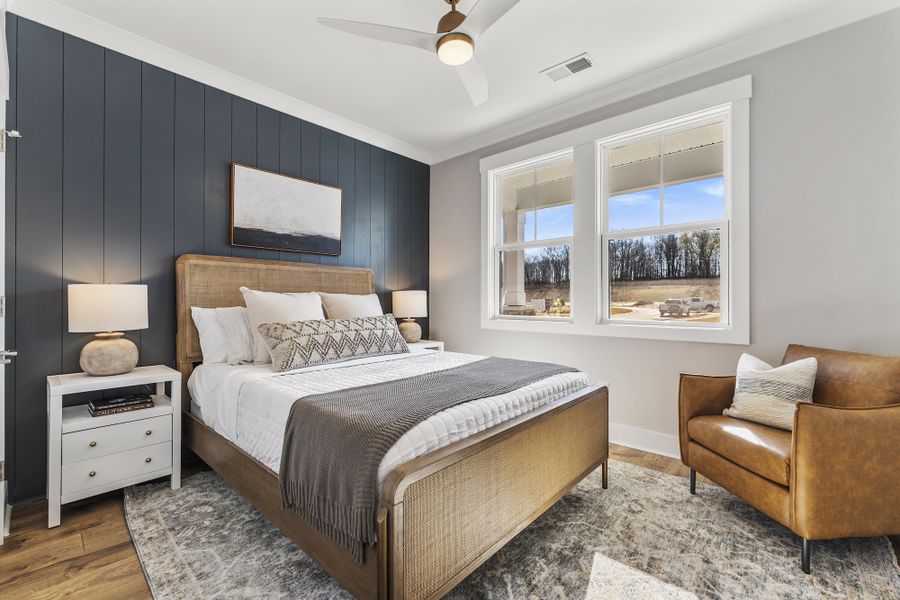 Representative furnished interior of a home built from the Whitmore by Hunter Quinn Homes in Walker's Pointe, Anderson (Image 17).