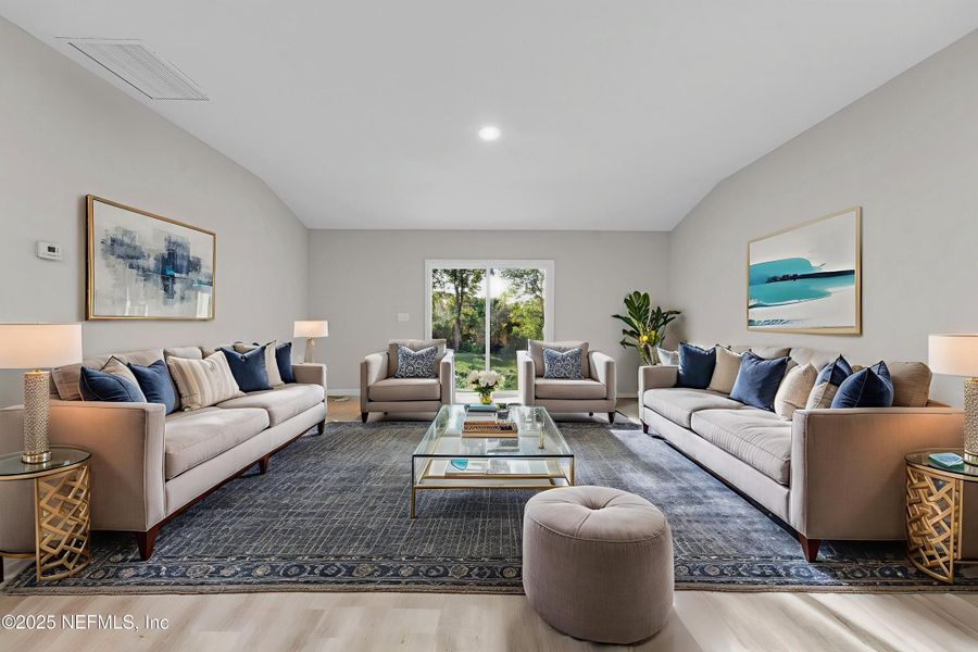 Furnished interior view inside a new home in , Jacksonville (Image 15).