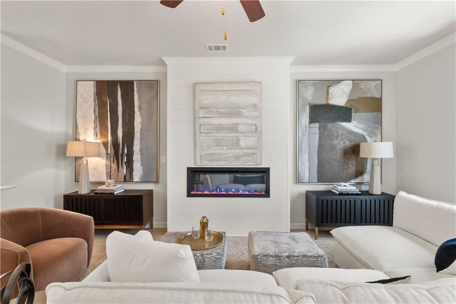 Furnished interior view inside a new home in Silverock, McDonough (Image 10).