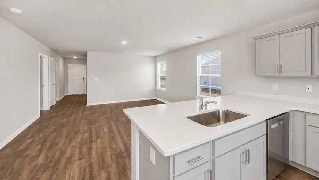 Furnished interior view inside a new home in The Park at Wilkinson, Orangeburg (Image 4).