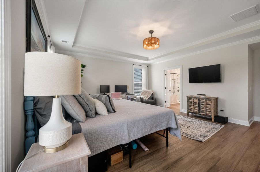 Furnished interior view inside a new home in The Enclave at French Quarter Creek, Huger (Image 16).