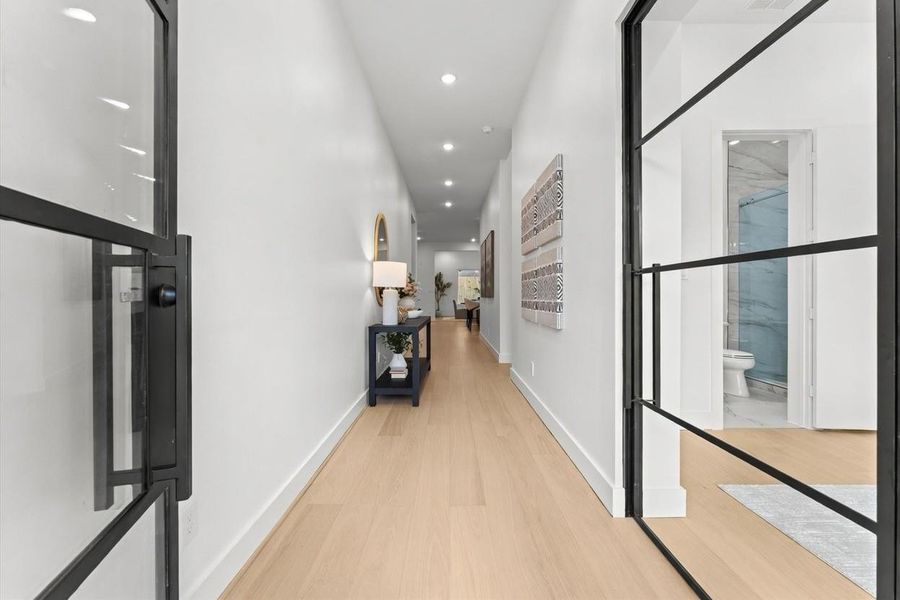 Furnished interior view inside a new home in , Houston (Image 6).