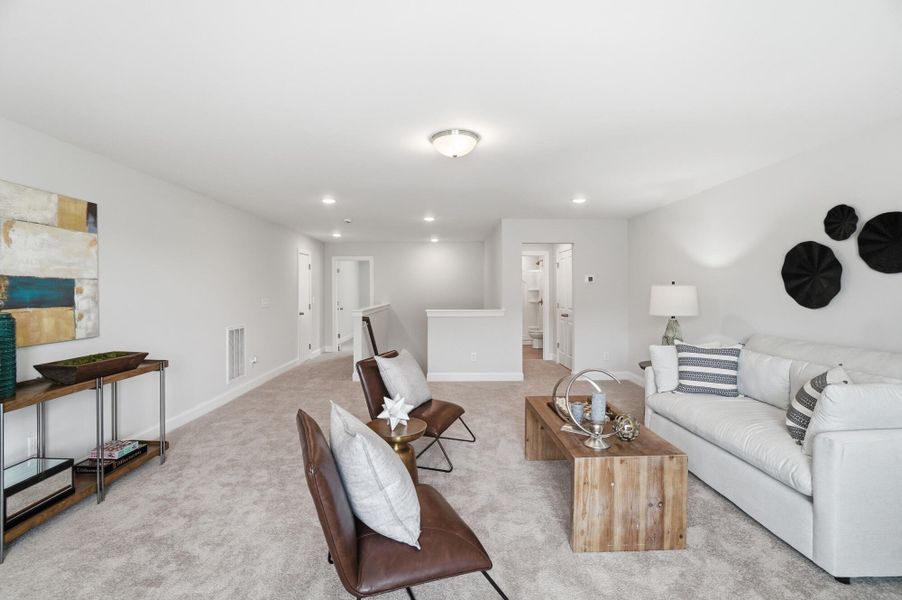 Furnished interior view inside a new home in Waterford Commons, Rock Hill (Image 18).
