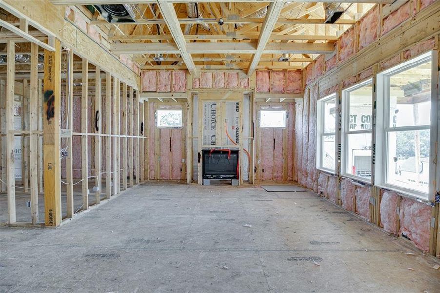 In-progress construction of a new home in , Jefferson, GA (Image 29).