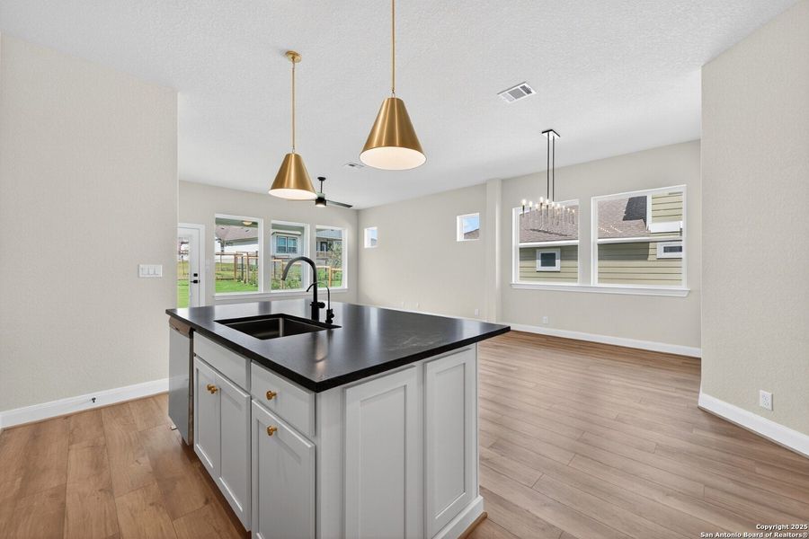 Furnished interior view inside a new home in The Crossvine 45’, Schertz (Image 13).