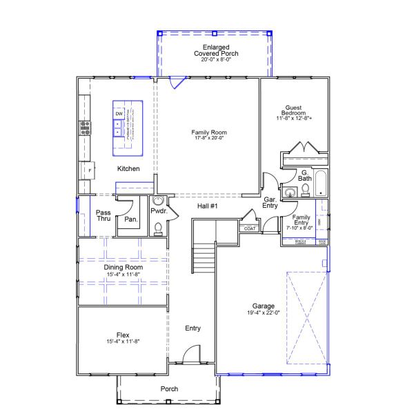 2D floor plan layout of this home in Bens Crossing, Woodruff, SC (Image 2). 2D floor plan layout of this home in Bens Crossing, Woodruff, SC (Image 2).