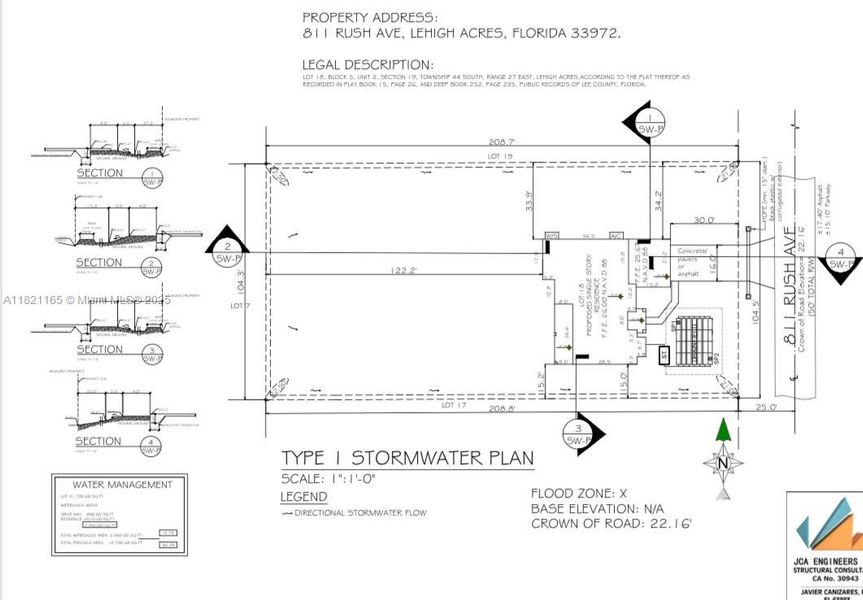 2D floor plan layout of this home in , Lehigh Acres, FL (Image 6).
